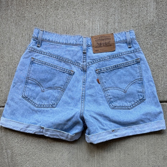 Vintage Orange Tab Levi's Women's Denim Jean Shorts style 954 - Picture 1 of 6